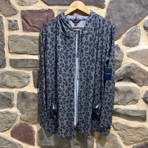 NWT LUCKY BRAND CLOUD JERSEY HOODED CARDIGAN SWEATER - SIZE S